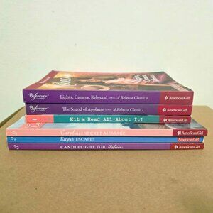American Girl Book Mixed Lot • Kit Kaya Rebecca Caroline Set 6 Pleasant Company
